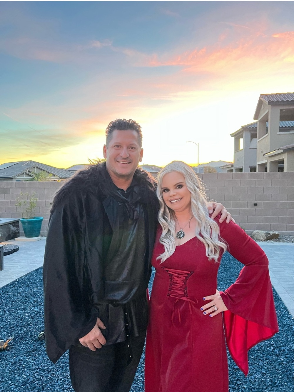 Red gothic dress Halloween costume